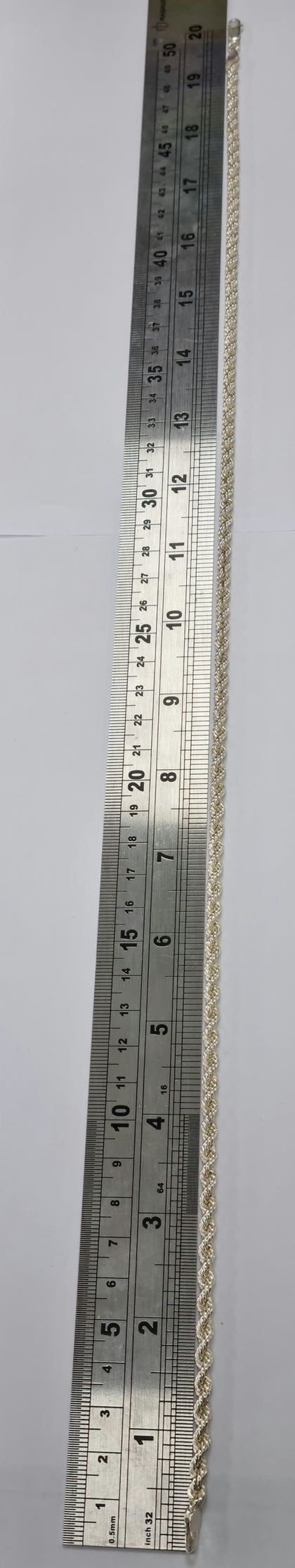 Silver Rope Chain 20