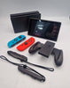 Nintendo Switch Console 32GB red/blue joycons with dock, cradle and charger UNBOXED
