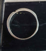 9ct White Gold Ring with Clear Stones - Size R - 6.23g