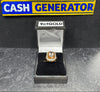 9ct Gold Ladies C/Z Stone Ring (Size N) 4.40g
