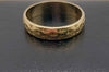 9ct yellow gold ring (375) size M Boxed 2.9g full hallmarked