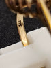 9ct Gold Ring (Size M ) Apx 3g
