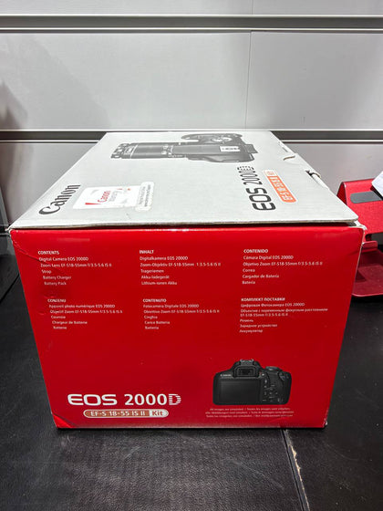 Canon EOS 2000D Black + 18-55mm IS II
