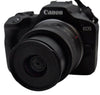 Canon EOS R100 Digital Compact Mirrorless Camera with Battery, Battery Charger, 32GB SD Card and Mounting Accessories