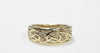 Beautiful 9ct Yellow Gold Ring With .05 Dia Stones - Size H/I - 3.10G - Hallmarked