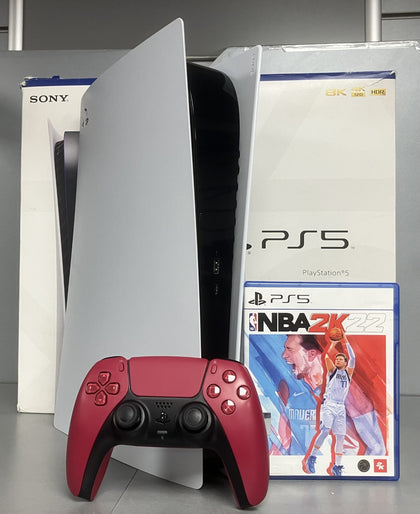 **Sale** Sony PlayStation 5 Disc Edition Console Bundle ( + NBA2K22 )