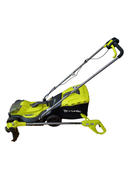 Ryobi RLM1833BLT1825M 18V One+ Cordless Lawnmower & Grass Trimmer