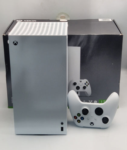 Microsoft Xbox Series X Digital Edition 1TB white console with controller and leads BOXED