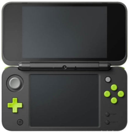 Nintendo 2DS XL Black and Lime green with charger