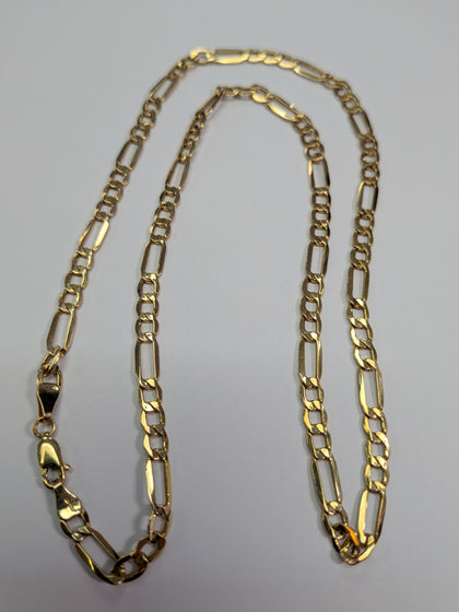 9ct Gold Figaro Chain 20