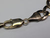9ct gold large flat curb bracelet