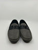 Emporio Armani Textured Slip On Loafers - Grey - UK Size 9