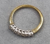 9ct Gold Diamond Ring Size "I"