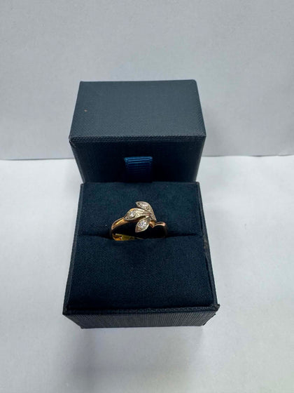 2.4G 14ct Gold ring - Size N - **Hallmarked**