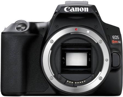 Canon EOS Rebel SL3 DSLR Camera with 18-55mm Lens Black & a 50mm lens