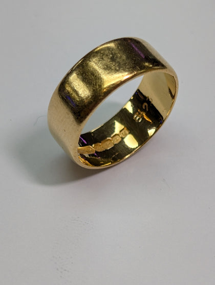 22ct Gold Wedding Band Ring Size L 1/2