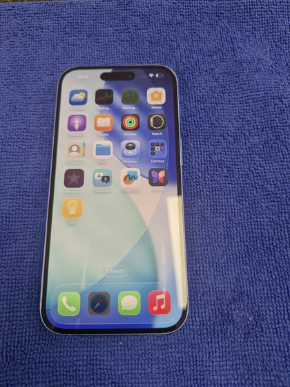 Apple iPhone 16 128gb 100% battery health unlocked blue