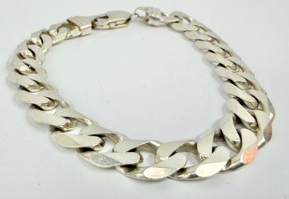 925 Silver Curb Link 8.5