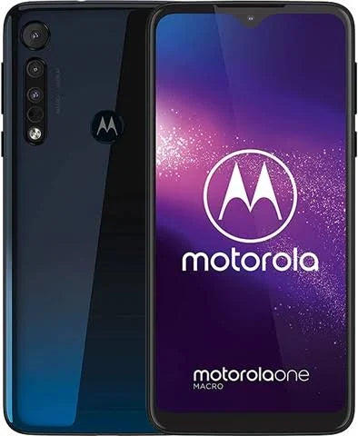 Motorola One Macro 64GB Space Blue, Unlocked B