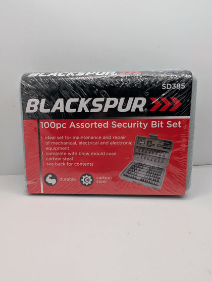 Blackspur 100pc Assorted Security Bit Set