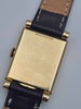 Vintage Omega Tank Style Watch – Gold Plated – 1940s – Manual Wind – Art Deco Design - Unboxed With Generic Leather Strap
