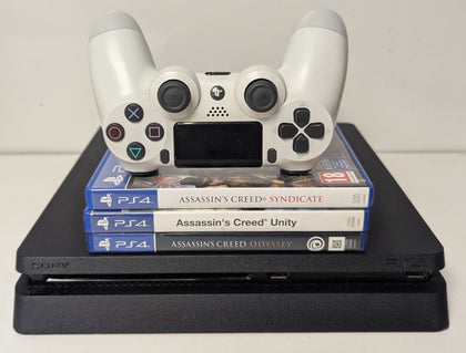 Sony Playstation 4 500GB Slim Console & 3 Games