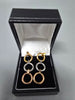 9ct Gold Earring 375 1.7G 1.1'' in Length (YELLOW GOLD, WHITE GOLD AND ROSE GOLD)
