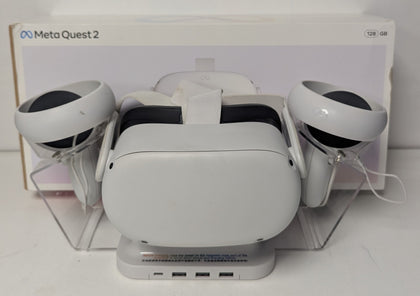 Meta Quest 2 128GB All-in-One VR Headset With Stand & Controller Charge Dock