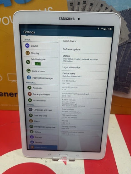 Samsung Galaxy Tab E 9.6