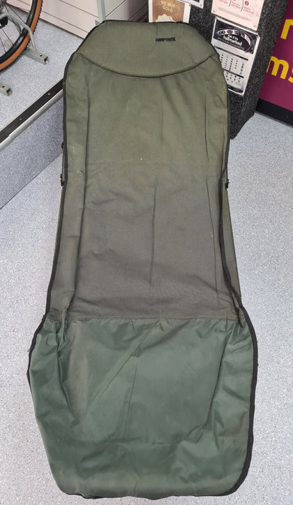 Carptrix Recliner Fishing Arm Chair With Adjustable Legs And Mud Feet, Sold As Seen