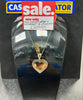 14ct Gold Chain and Heart Pendant 6.52g 18"