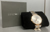 Emporio Armani AR1677 Rose Gold and Stainless Steel Ladies Watch