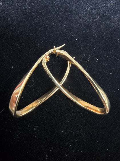 9ct Gold Earrings 375 1.8G