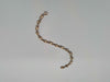 Vintage 9ct Yellow Gold Gate Link Chain Bracelet - 7" Long - 2.60 Grams