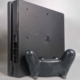 Playstation 4 Slim Console, 500GB Black With Leads And Controller