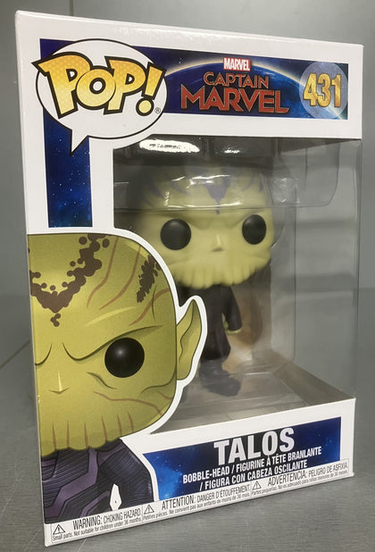** Collection Only ** Pop Figure Marvel Captain Marvel Talos - Funko.