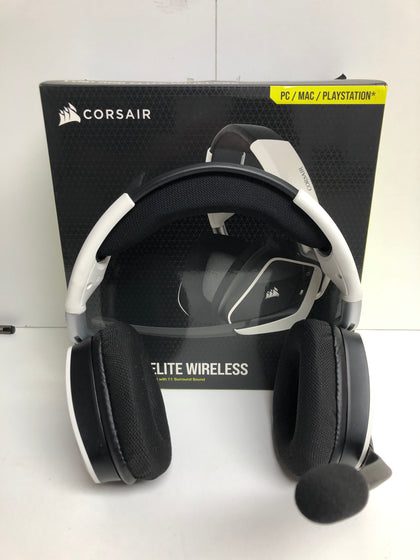 Corsair Void Elite RGB Wireless Gaming Headset - White