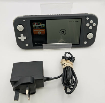 Nintendo Switch Lite Console, 32GB Grey, Unboxed, With Charger