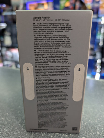Factory Sealed Google Pixel 10 Smart Mobile Phone 128gb