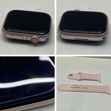 Apple Watch Series 9 45mm Pink Aluminum Case Pink Sport Band A2984