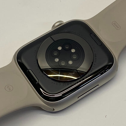 Apple Watch Series 9 45mm Starlight Aluminum Case Starlight Sports Band A2984