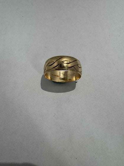 9ct gold ring (SIZE W) (3.71g)