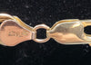 9CT - Yellow Gold Bismarck (Double Link) Necklace - 12.72g - 20" - Hallmarked