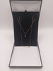 9ct Hallmarked Yellow Gold Chain & Mum Pendant - 1.54g Weight, 18" Length