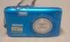 Nikon Coolpix S3300 Compact Digital Camera Blue With Charging Lead