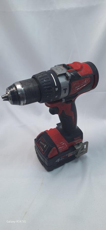 Milwaukee M18BLPD2-0 M18 18V Brushless Combi Drill with m18 4.0ah battery