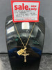 9ct Gold Chain and Cross, 3.06g