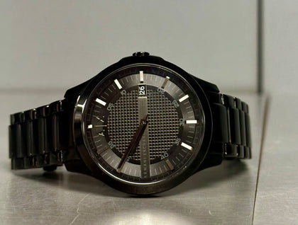 Armani Exchange Mens Watch  & Bracelet gift set AX7101