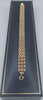 9ct Yellow gold bracelet full Hallmarked 6.0g Boxed 7"
