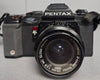 Pentax A3 SLR Film Camera with 28mm Vivitar Lens / Hanimex TZ1 Flash